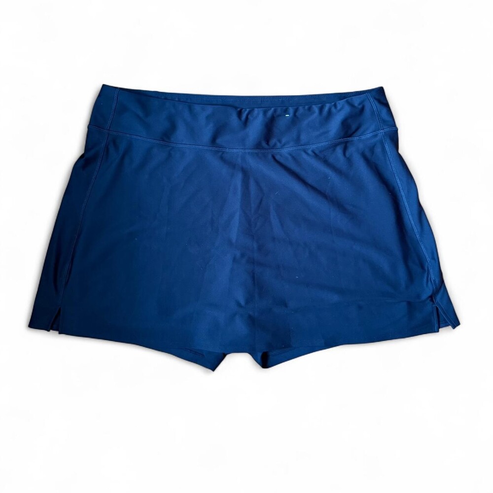 Old Navy Active Powersoft Extra High Rise Go Dry black athletic mini skort